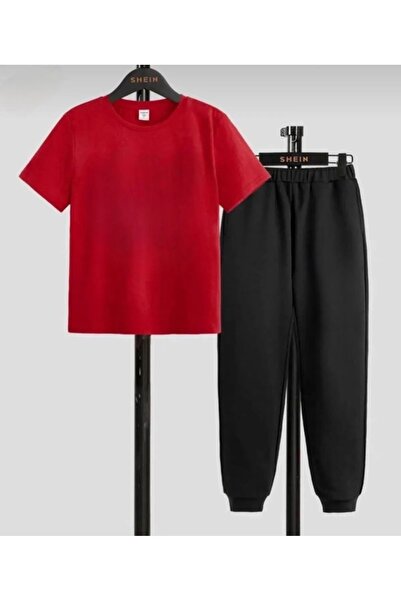EYAX MODA Unisex children tracksuit set - t-shirt jogger sweatpants set