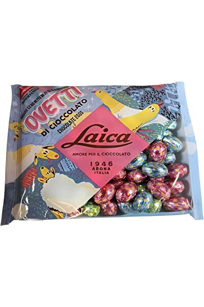 LAICA Milk Chocolate Eggs with Hazelnut Cream & Cereals Filling Bloom foil – ...
