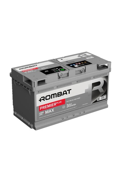 Rombat Μπαταρία Αυτοκινήτου Premier Plus 100Ah 12V 6002K50090