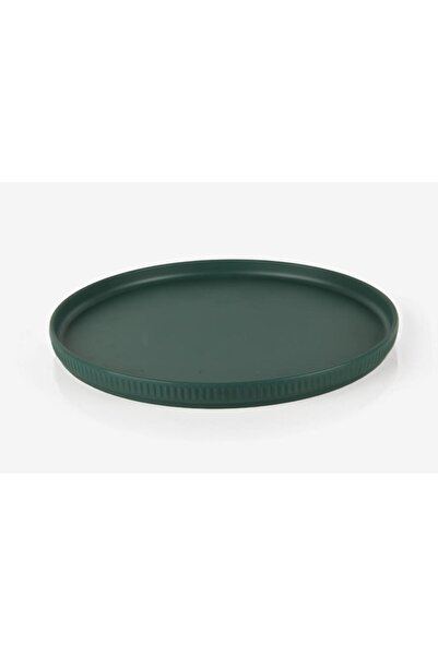 Globy Round Presentation Plate Green 25.4×2 cm