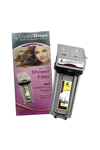 Crystal Drops فلتر دش مع خرطوشة، TC-10D6