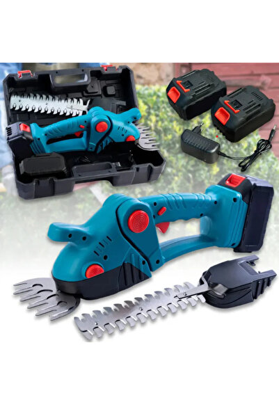 DEEBCO Trimmer electric pentru gazon și gard viu cu acumulator 48V + Accesorii