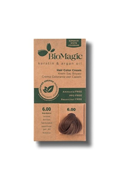 BIOMAGIC Χρώμα μαλλιών 6.00 Σκούρο Ξανθό