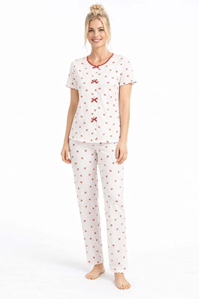 Pemilo Women's 01567 Short Sleeve Camisole Pajama Set