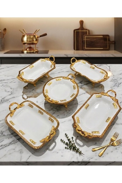 KÖSEOĞLU HOME 5 PARÇA AYAKLI SUNUM SETİ