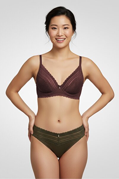 French Affair Women 3 Pcs Metallic Bikini Panties, Multicolor