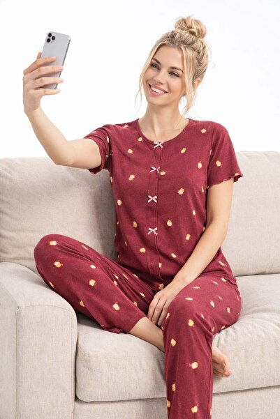 Pemilo Women's 01568 Short Sleeve Camisole Pajama Set
