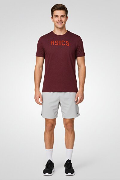 Asics Men Sportswear Fit Short Sleeve Outdoor T-Shirt, Rust