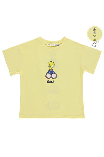 TWEETY Tricou pentru fete 6-9 ani - Galben