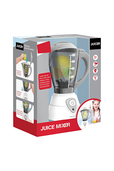 LEARNING FUN Oyuncak Blender Meyve Sıkacağı Seti Gerçekçi Mutfak Aletleri Ble...