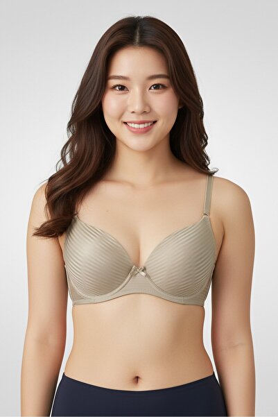 French Affair Women 2Pcs Padded Push Up Bra, Multicolor