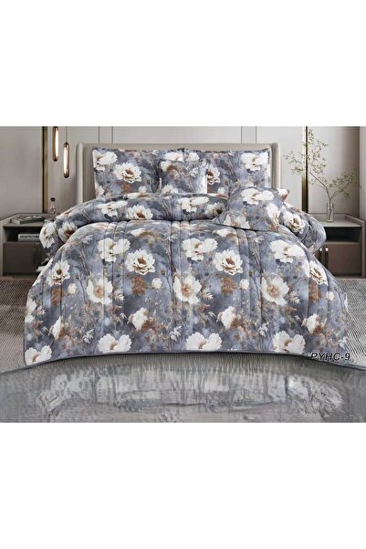 xi Duo Duo Summer Landscape Microfiber Bedspread and Sheet Set, 4 Pieces, Com...