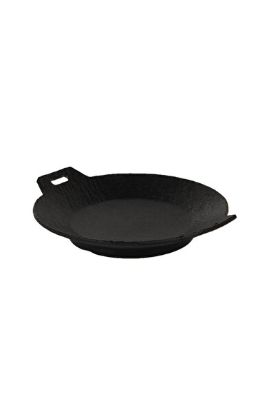 Globy Melamine Double-Handled Pan-Look Presentation Plate Black 23×19.9×4.2 cm