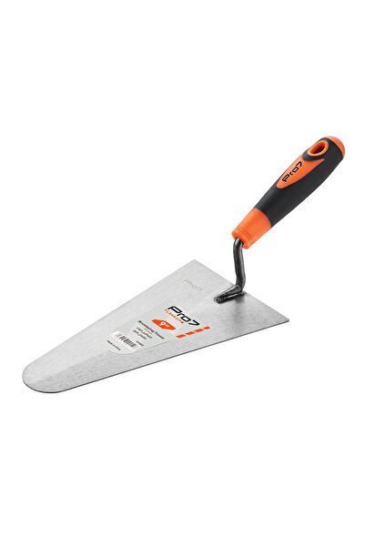 Lawazim Pro7 Gauging Trowel - 9inch - Triangular Blade Masonry Tool with Fibe...