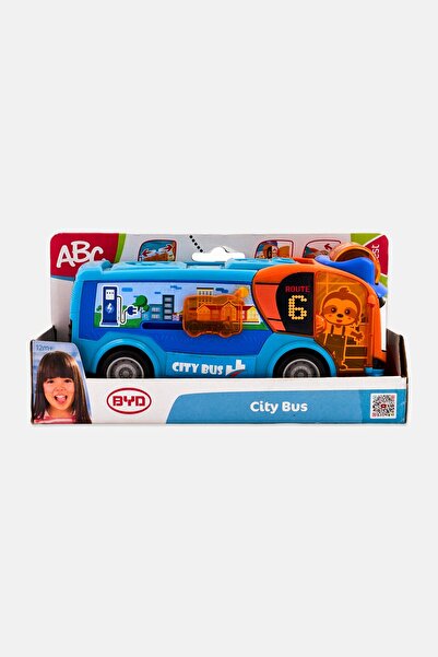 Dickie Toys ABC BYD Happy City Bus, Aqua Blue