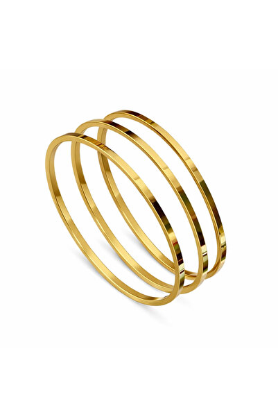 Lujo Aksesuar ÇELİK GOLD AJDA BİLEZİK