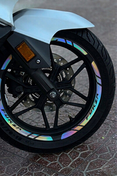 Banxtre Honda Forza için Jant Şeridi Sticker Seti (12 Parça) (Tüm Yıllara Uyu...
