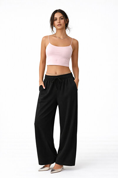 kikiriktekstil 10885 Women's 100% Cotton Strap Lycra Crop Bodysuit