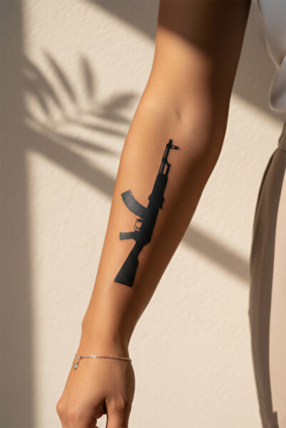 pivok AK-47 Kol Dövmesi Bir Ay Kalıcı