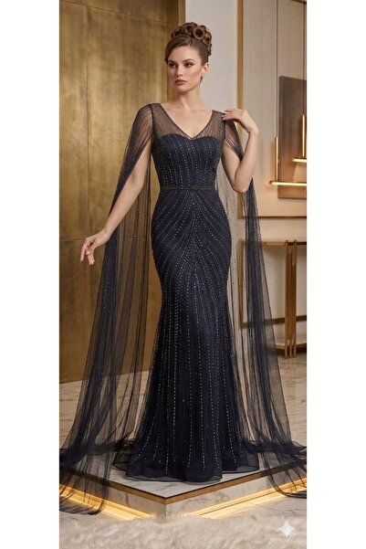 Mesk dresses فستان سهرة فاخر مطرز بكرستال