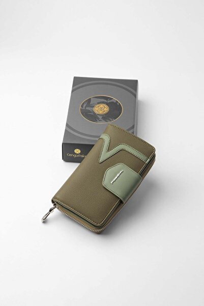 CENGİZ PAKEL Klara Women's Wallet – 65295L - Khaki