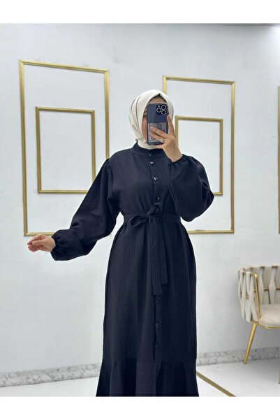 Moda Krash Eteği̇ Volan Krash Viscosse Summer Dress