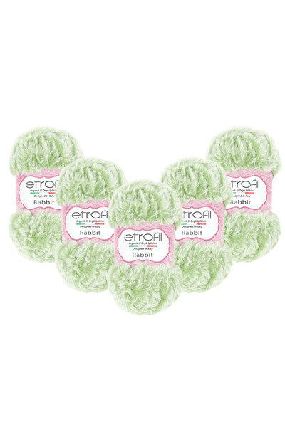 Etrofil Rabbit (74231) 5 ΤΕΜ. 100 γρ. 65 μ. 100% Πολυεστέρας Βελούδινο Χοντρό...