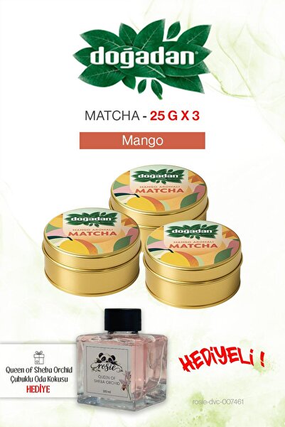Doğadan Mango Matcha x3 ve Oda Kokusu Orkide 100 ml