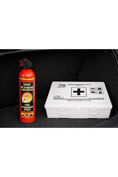 Mega Drive First Aid Kit + 1000 ML Fire Extinguisher