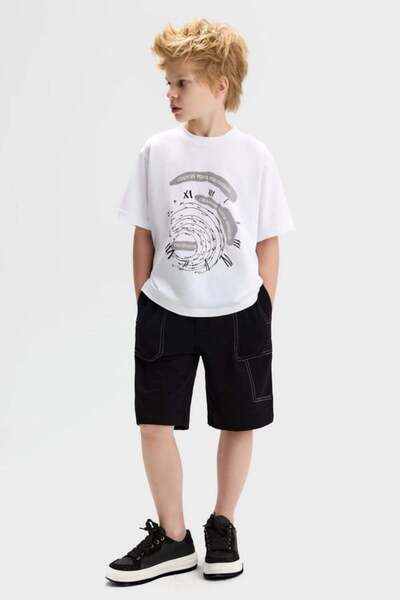 NK Boy's Maze Shorts 8-14 Years Black