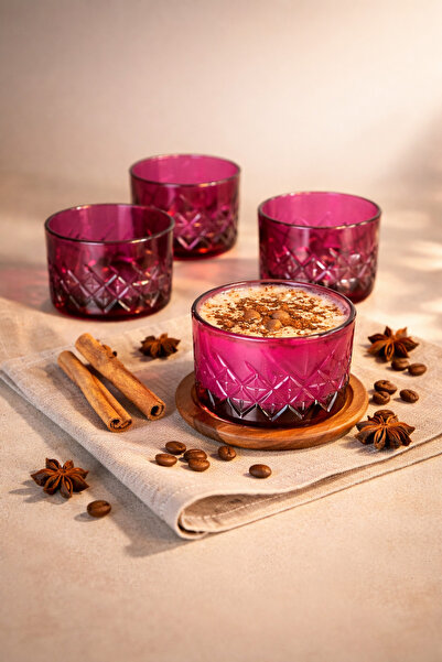 Paşabahçe Cam Kase 4’lü Set | Çerezlik, Kahvaltılık, Meze Sunum Kasesi | Mode...