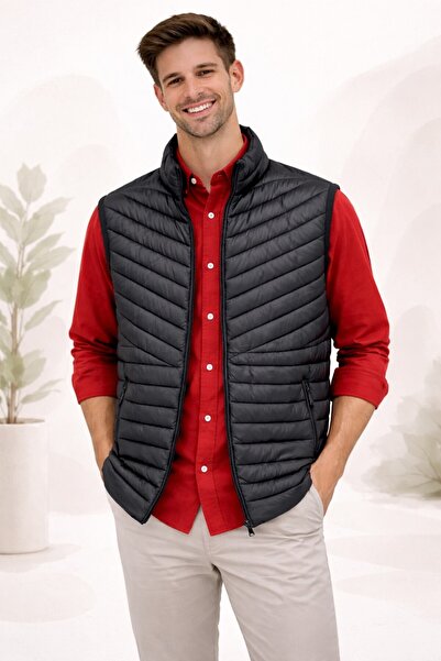 MASTIFF Men's Basic Puffer Vest