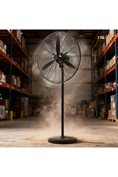 VmaxVision Industrial Pedestal Fan 3-Speed Heavy Duty Oscillating Fans, Stand...