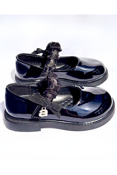 fustite cu luminite Μαύρα παπούτσια Mary Jane με λουράκι και το γράμμα Α, για...