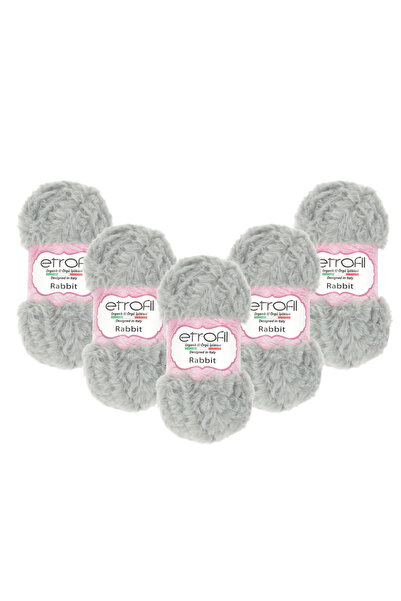Etrofil Rabbit (79128) 5 ΤΕΜ. 100 γρ. 65 μ. 100% Πολυεστέρας Βελούδινο Χοντρό...