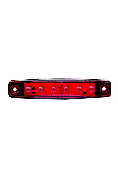 Generic Brand Red Finger Led Dorse Lamp 6 Leds 12-24V Avatech