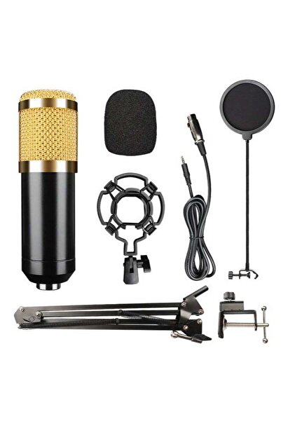 Generic Adjustable Condenser Microphone Kit BM-800 Black