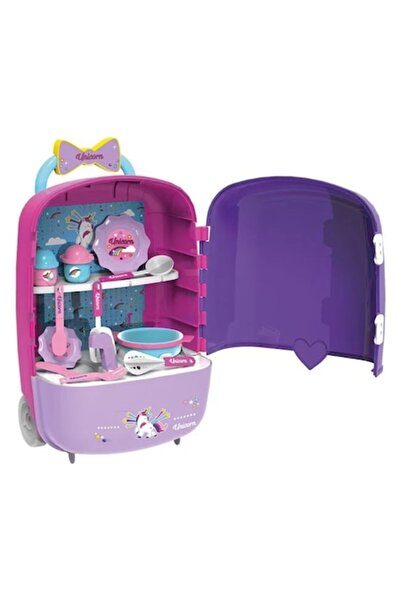 OEM Set de joacă cu valiză, 12 accesorii pentru servirea meselor