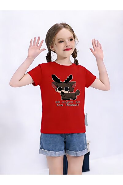 PixelWear 99 Nights in the Forest Kids Unisex Oversize T-Shirt