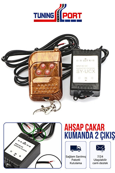 TuningPort 12 Modlu Çift Çıkışlı Kumandalı Led Modül Çakar Işık Kontrol