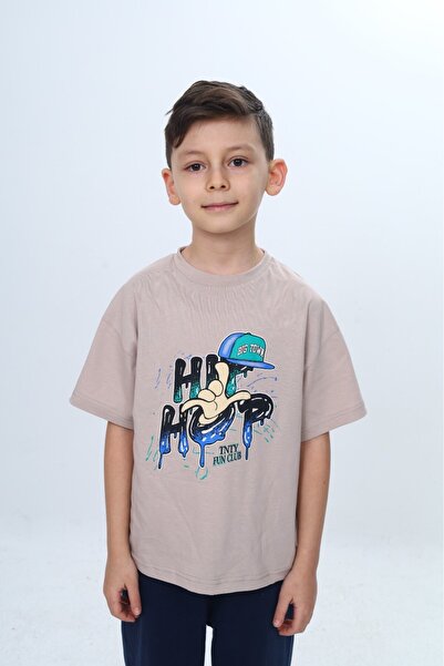 Toontoy Tricou cu mânecă scurtă și imprimeu pentru băieți 24990