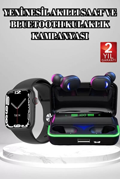 Avastyle Ucuz ve Kaliteli Kulaklıklı Saat Seti Bluetooth Bağlantılı Akıllı Sa...
