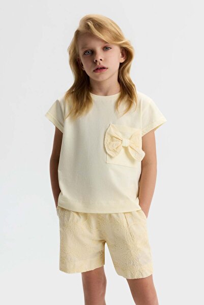 NK Tricou Maya pentru fete 4-8 ani Galben