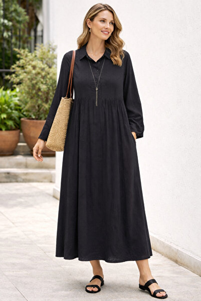 Lissmore Φόρεμα με λεπτομέρεια αλυσίδας και πουά, 100% βισκόζη