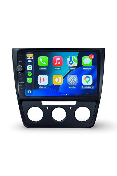 navier SKODA YETİ TUŞLU MODEL 4GB RAM 64GB HAFIZA MULTİMEDYA EKRAN-CARPLAY-AN...