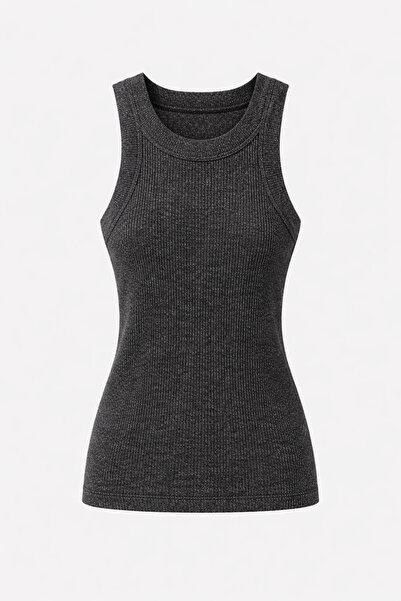 HAZELANNA Ασημί Ανθρακί Βασικό Αθλητικό Μπλουζάκι