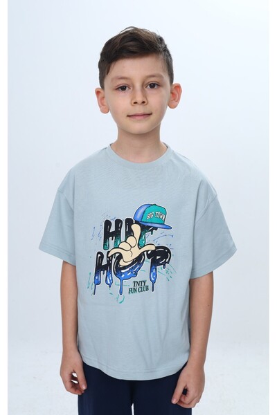 Toontoy Tricou cu mânecă scurtă și imprimeu pentru băieți 24990