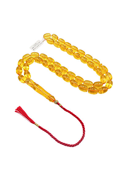 Generic Transparent Baltic Amber Rosary 45Beads 48g 9.5-14.5mm Prayer Beads