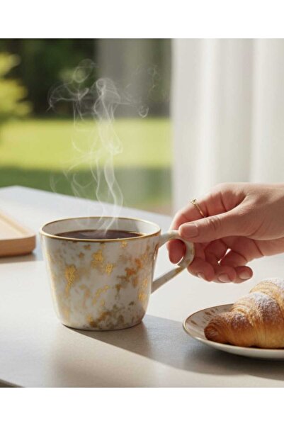 IKEA 365+ Porcelain with Gilding Effect 2 Pieces 24 Cl Mug