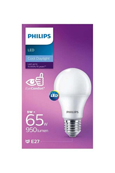 Philips LED Bulb, Cool Daylight, E27 Eye Comfort, 9w, 950Lumen, Last Up To 15...